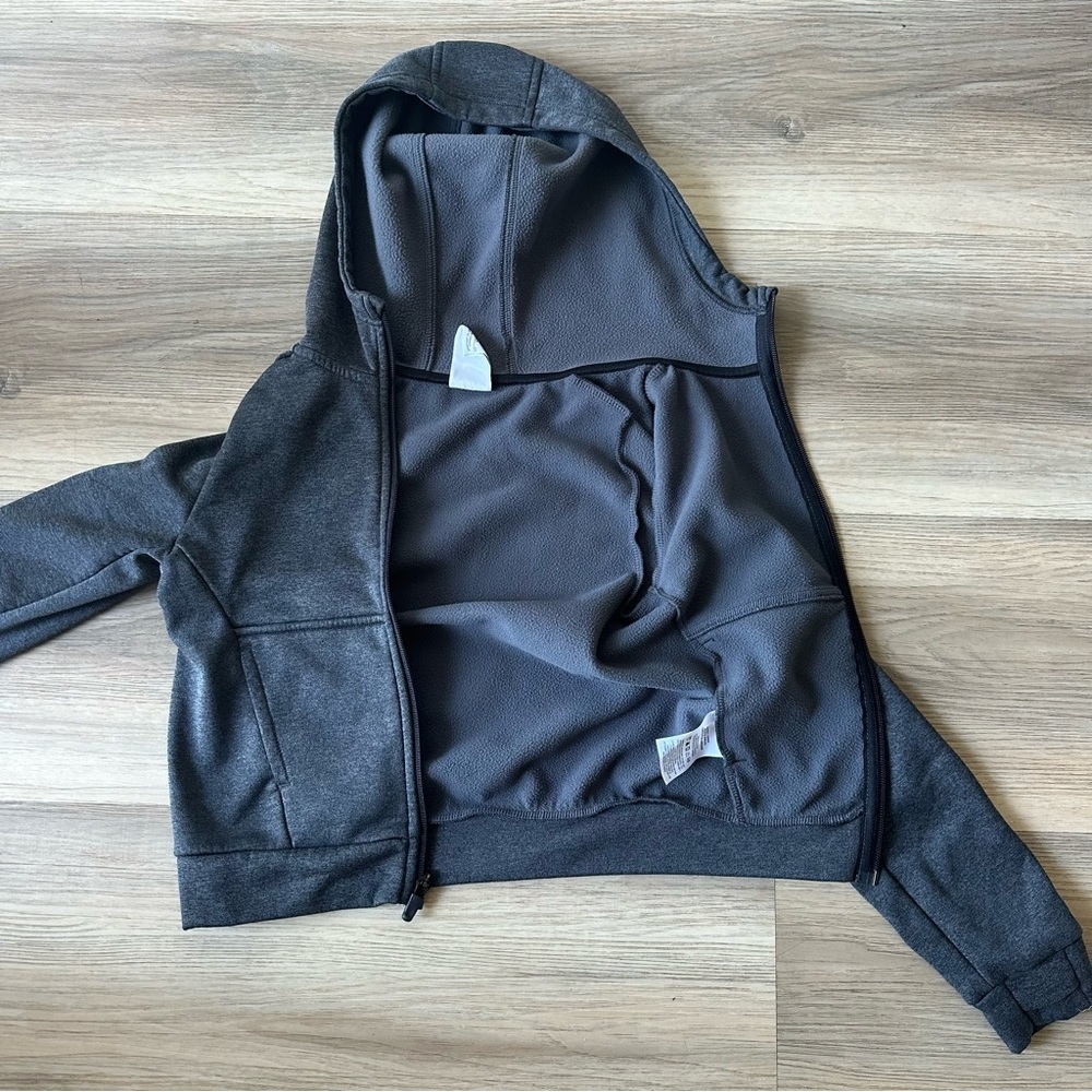 3 for $15 deal/ Nike Kids Charcoal Full-Zip Hoodie 6/7 XS - Picture 5 of 8
